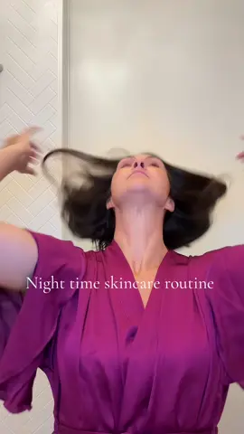 I love watching these routines and this one has changed my skin - everything from the DG 😜 #skincare #tiktok #nightroutine 