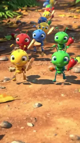 semut semut kecil warna warni 🐜🌈 #fyp #hewanlucu #semutkecil  #laguanak #laguanakindonesia #kartunanak #animasilucu  #videokartun