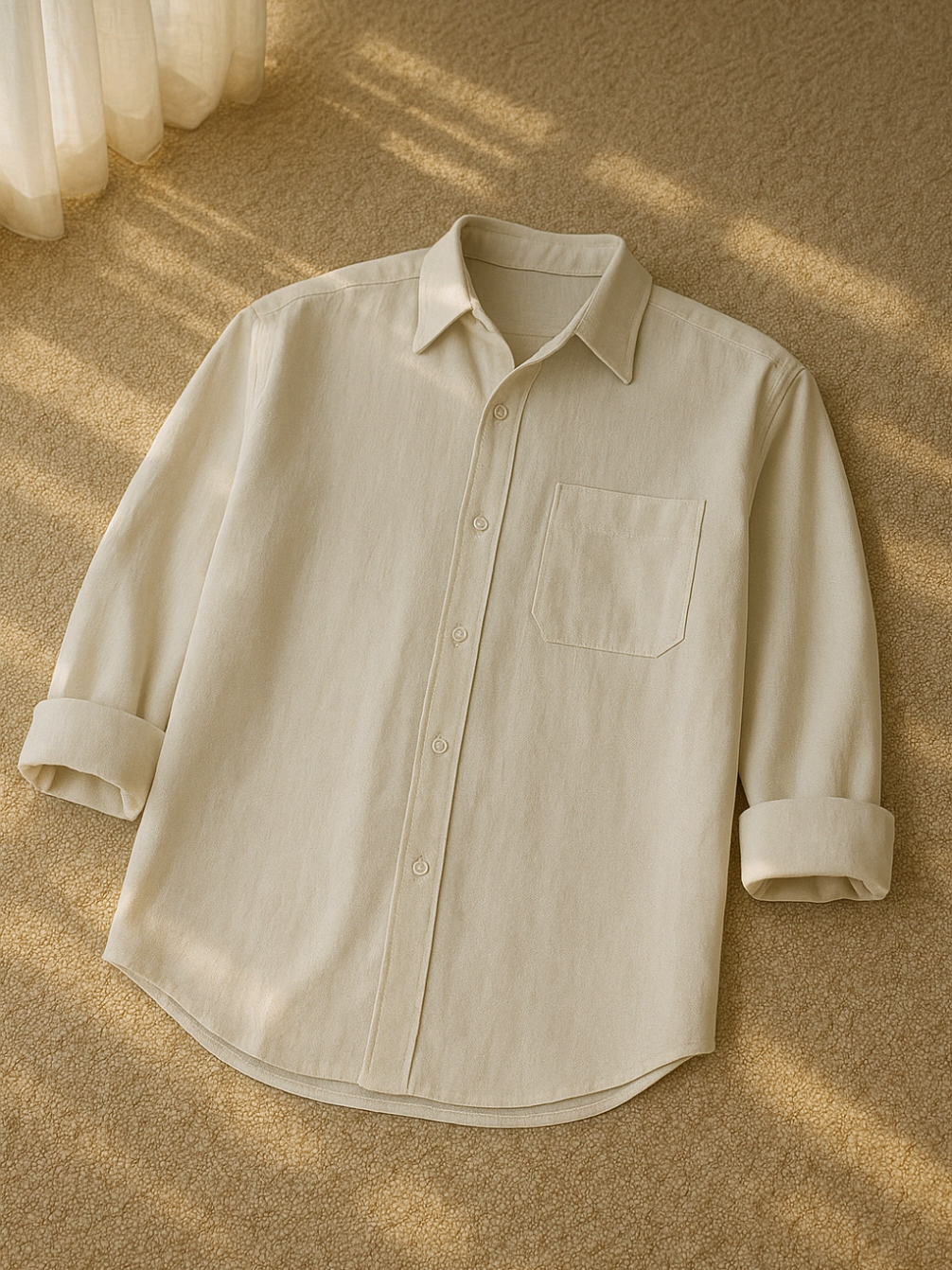 ✨ Lagi cari kemeja simpel tapi tetap keliatan classy? Nih, ada kemeja warna cream yang super clean dan cocok banget buat segala suasana! Mau dipake ngantor, ngopi, atau jalan santai, tinggal mix & match aja—auto tampil effortless tapi tetap stylish. Bahannya adem dan jatuhnya cakep banget 😍 Coba cek sendiri deh, siapa tau ini kemeja yang kamu cari selama ini! 👇 🎯 Klik link produknya sebelum kehabisan! #OOTDMinimalis #StyleSimple #KemejaKeren #FashionPria #LookOfTheDay