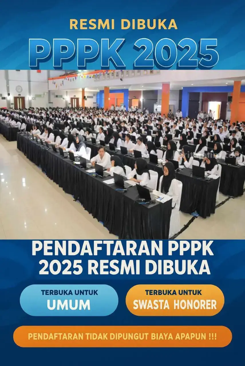 Kabar Gembira untuk tenaga Honorer atau swasta Yang masi Mau Daftar PPPK 2025 MASI terbuka lebar jadi Jangan sia-sia kan kesempatan ini daftarkan diri anda #pppktahap2 #pppk2025 #pppk #pppkterbaru #umum #swasta #tenagahonorer #seleksipppk #pppkguru #pppkmedis #pppkumum #fyp #pppkswasta #abdinegara #foryou  #pppkindonesia #pppktahap3