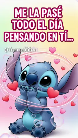 Buenas noches ❤️  #yoamoastitch #frases #stitch #parati #Love 