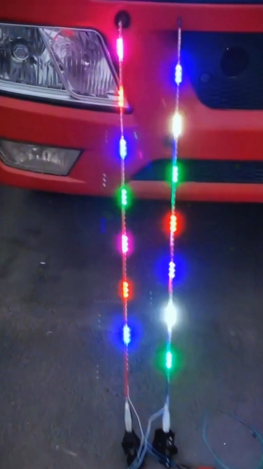 COD FREE Shipping 12 / 24V Premium Car Whip Lights Car Antenna Lights Flashing Antenna Lights Truck Car LED Whip LampTruck Running Streamer#Colorful antenna navigation pole # truck antenna lamp # car good stuff #fyp #foryou #tiktokshop #goodthing 