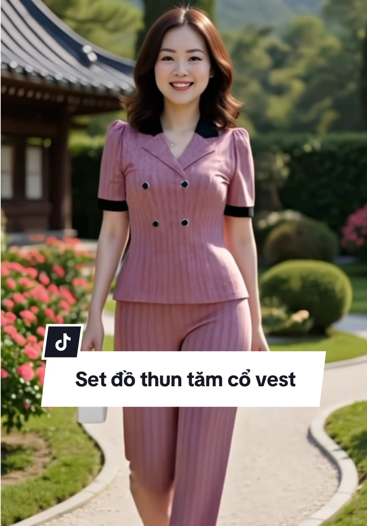 SET Bộ Tăm Mè cổ  Vest Trung Niên quần ống Loe Chất Vải Mềm, Mịn, Mát #FormDepDeMac #DoNuLichSu #MacLenLaThich #ThoiTrangPhoThong #GoiyMacDep #DoMatThang7 #TikTokFashionVN #xuhuong #viral 