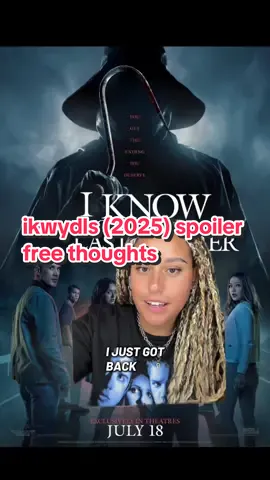 my spoiler free thoughts on I Know What You Did Last Summer (2025)  #horror #horrortok #iknowwhatyoudidlastsummer #ikwydls  #finalgirl #slasher #madelyncline #horrorfilm #horrorfilms #horrormovie #horrormovies #scarymovies 
