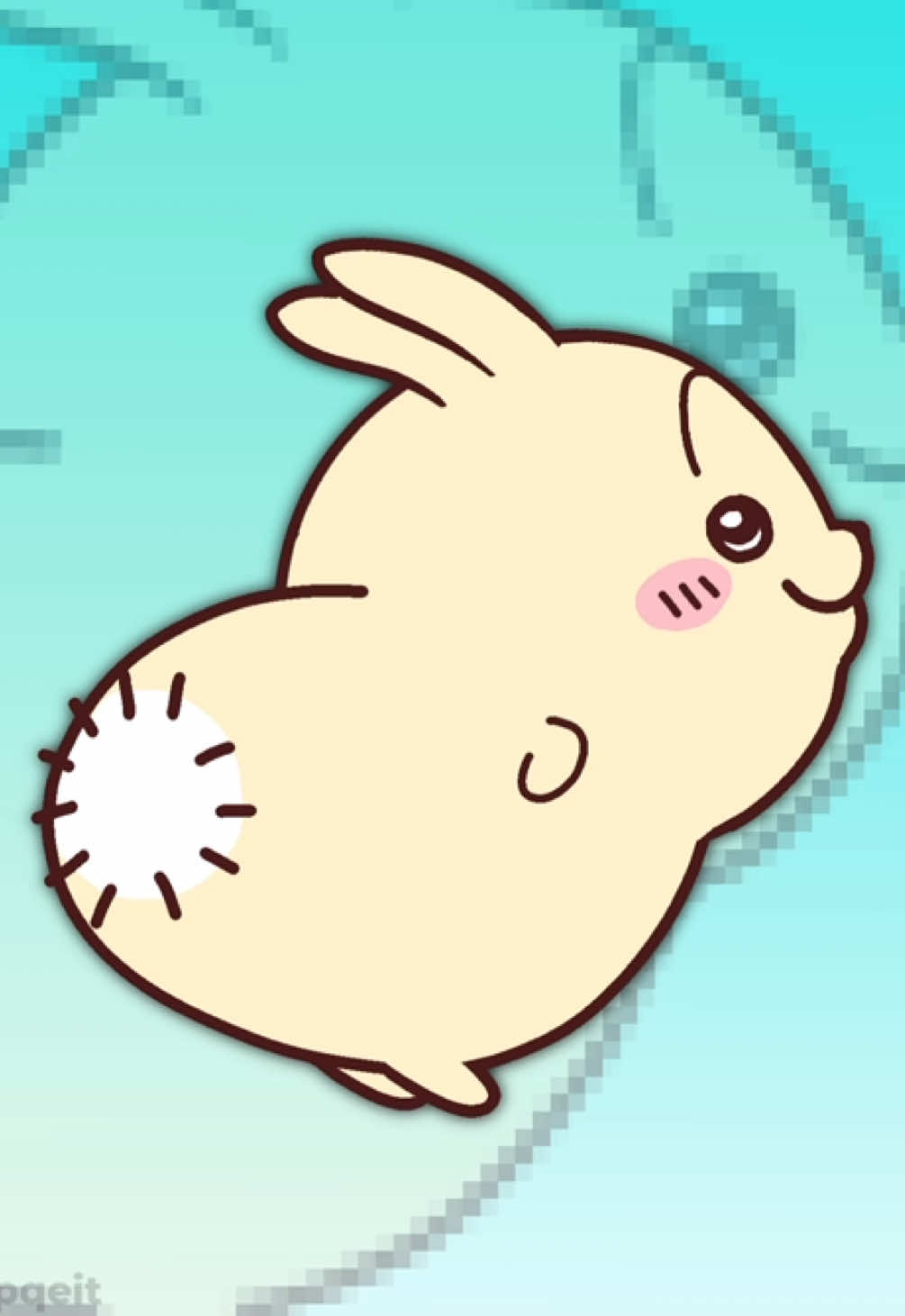 The biggest bunny Also minor flash warning (?) #usagi #chiikawa #chikawamanga #food #animationmeme 