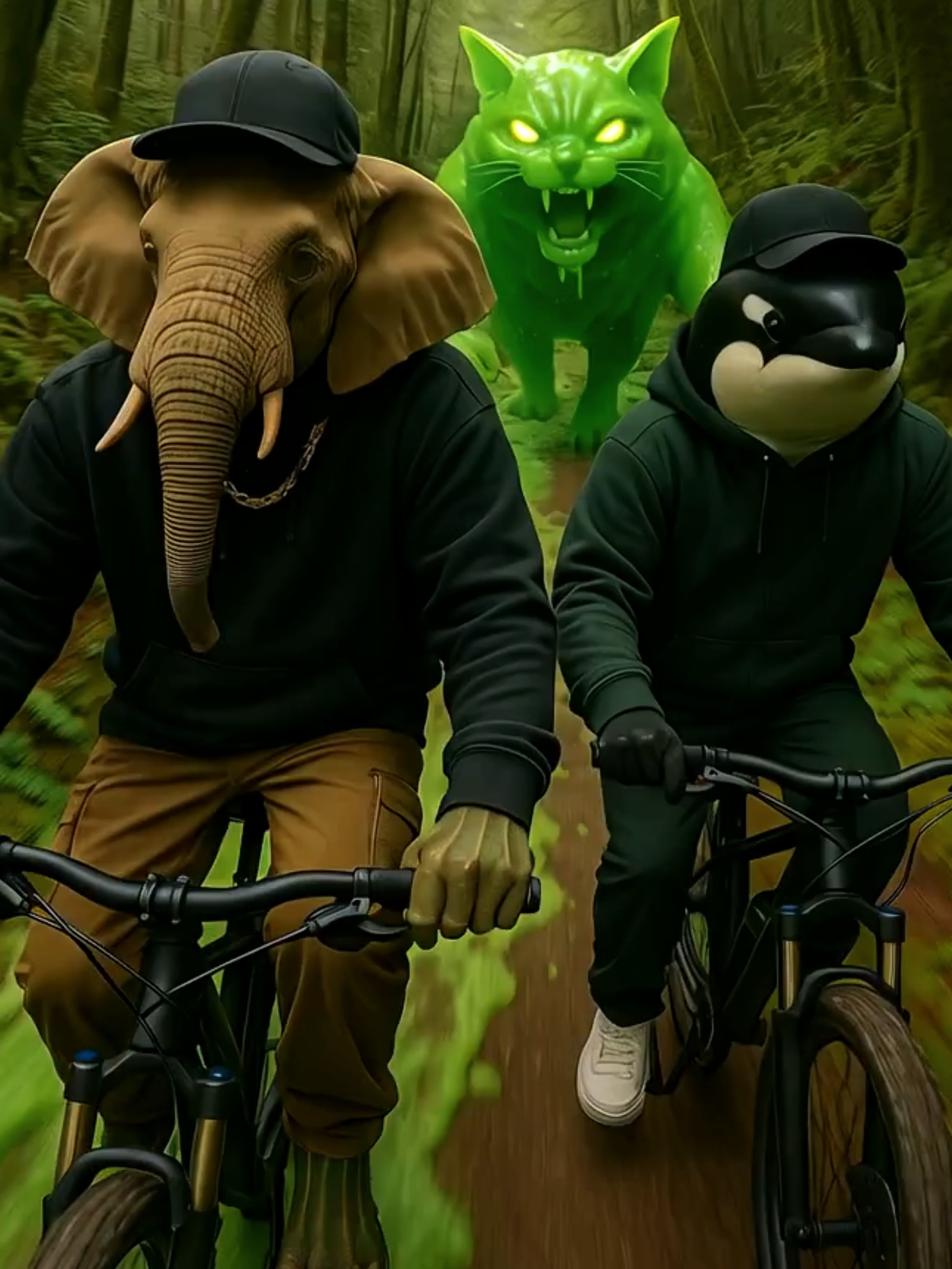 BRAINROT RAP SONG! 😎😮 RUN AWAY FROM THE SLIME MONSTER! #brainrot #tralalerotralala #italianbrainrot #tungtungtung #lirililarila
