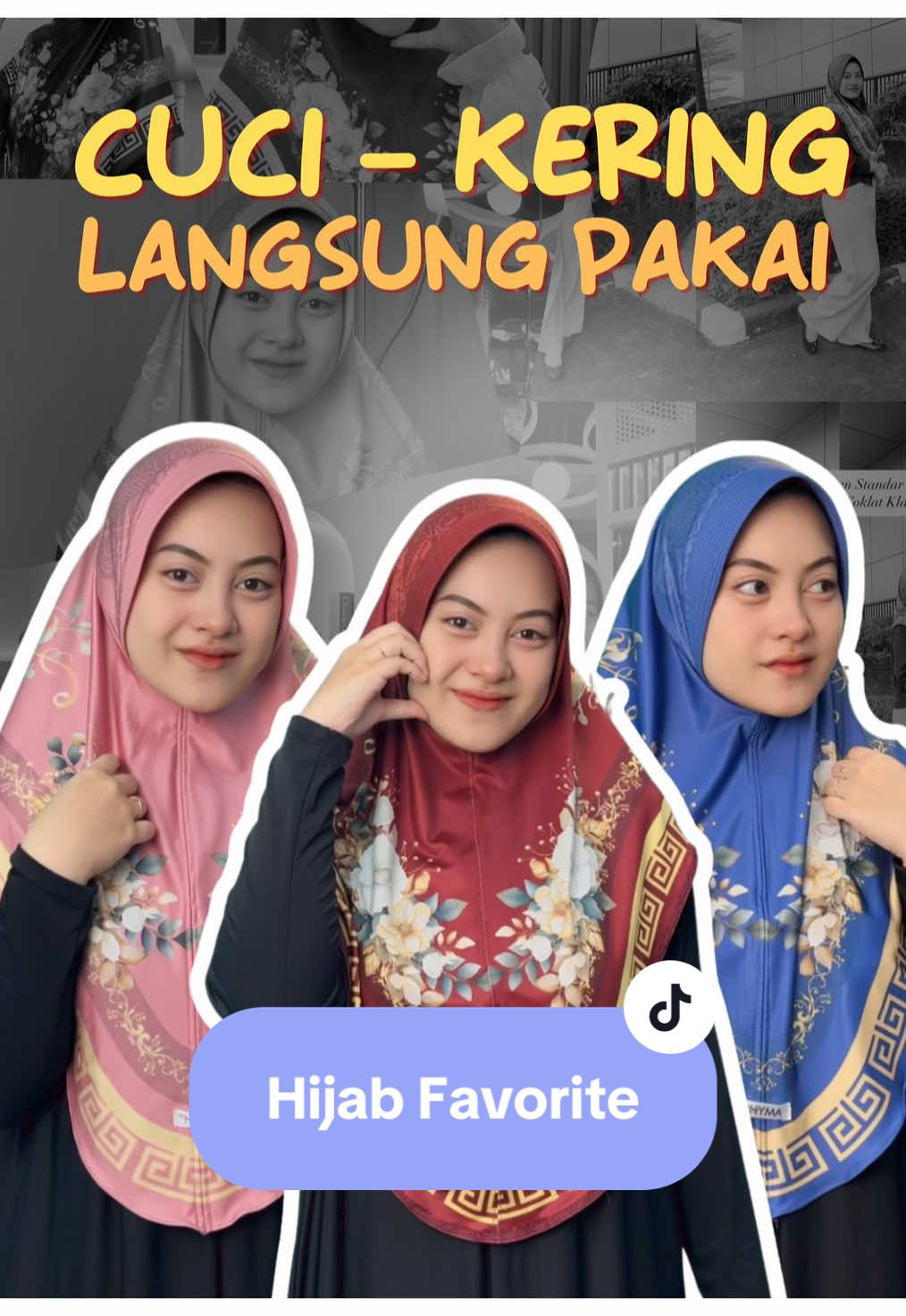 HIJAB CUCI - KRING - PAKAI #kerudungsyari #cantik #fyp #hymahijab #hijabmurah #CantikDenganHyma 