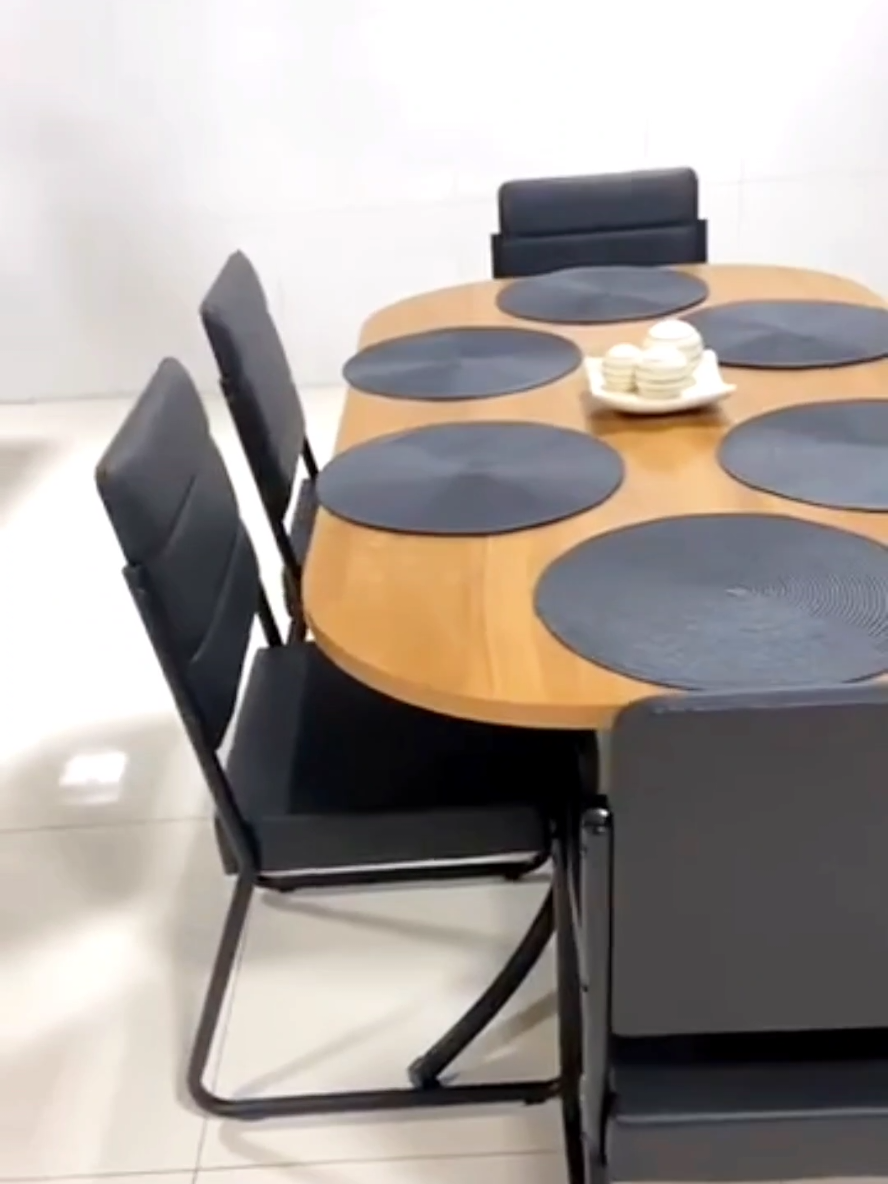 Conjunto Sala de Jantar com Mesa e 6 Cadeiras Fenix Carraro por R$1.259,99. Compre na Shopee agora!Código ID: AYT-QYA-HFD #saladejantar #mesa #cadeiras #moveis #decoração #cozinha #sala