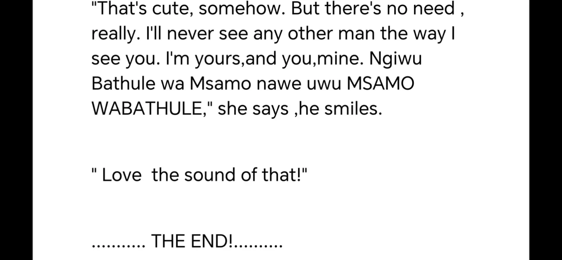 #novel #emsamowabathule  It’s giving uyinhloko mina ngumzimba , uwumholi mina ngizolandela🥹🥹♥️. 