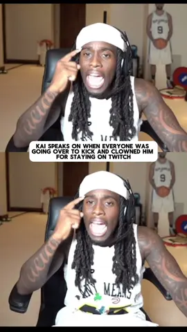 @Kai Cenat speaks on when people clowned him for staying on Twitch. #kaicenat