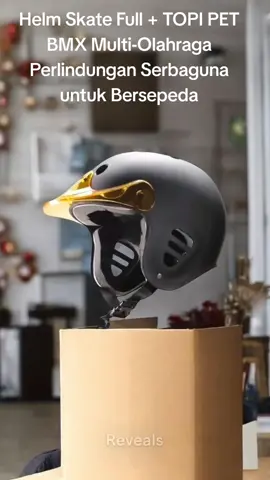 Helm Skate Full + TOPI PET BMX Multi-Olahraga Perlindungan Serbaguna untuk Bersepeda #helm #helmskate #helmsepeda