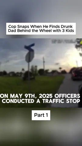Cop Snaps When He Finds Drunk Dad Behind the Wheel with 3 Kids #police #cops #bodycam 
