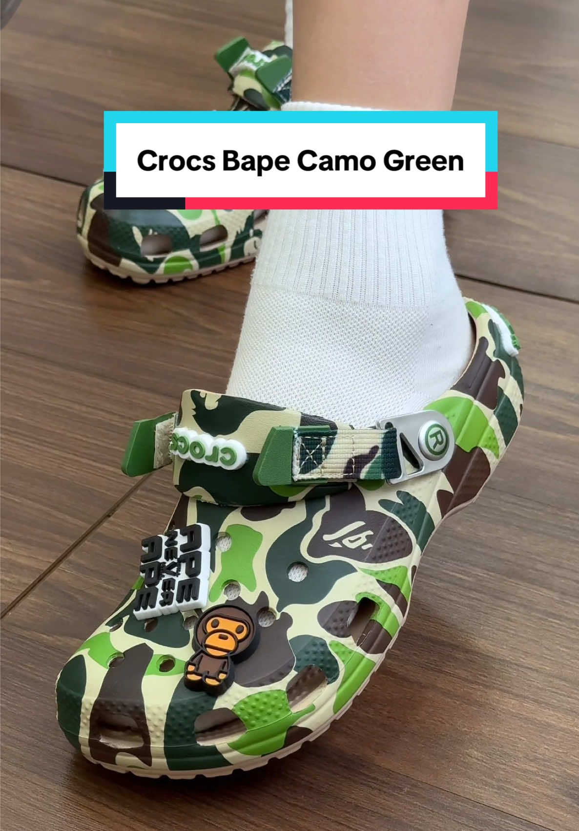 Crocs Bape Camo Green #trending #sneakerlagiay #sneakernhatrang #viral #fyppppppppppppppppppppppp #viraltiktok 