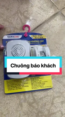 Chuông cửa báo khách không dây #xhhhhhhhhhhhhhhhhhhhhhhh #chuongbaokhach #chuongcuakhongday #kawasan #shop3tom 