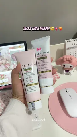 ❗️bukan buzzer ❗️  nyesel bgt baru tau produk inii😭🫵🏻💋 #skinvu #bodylotion #bodyscrub 