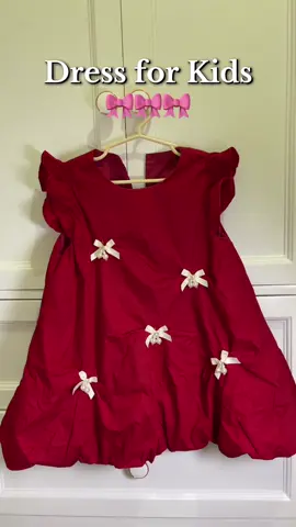 Ribbon Red Dress for Kids 🎀🎀🎀 #dressforkids #kidsdress #ribbondress #reddressforkids #dress 