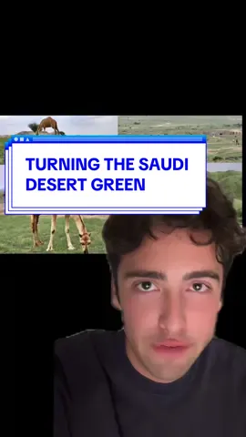 Saudi Arabia is greening their desert 