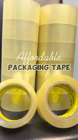 Sulit ang bayad mo sa packaging tape na to! 3 Rolls Packaging Tape #capcut #packaging #tape #affordable #sulit #mura 