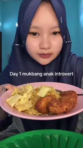 day 1 mukbang #introvert #bismillahfyp #mukbangvideo #makanmie 