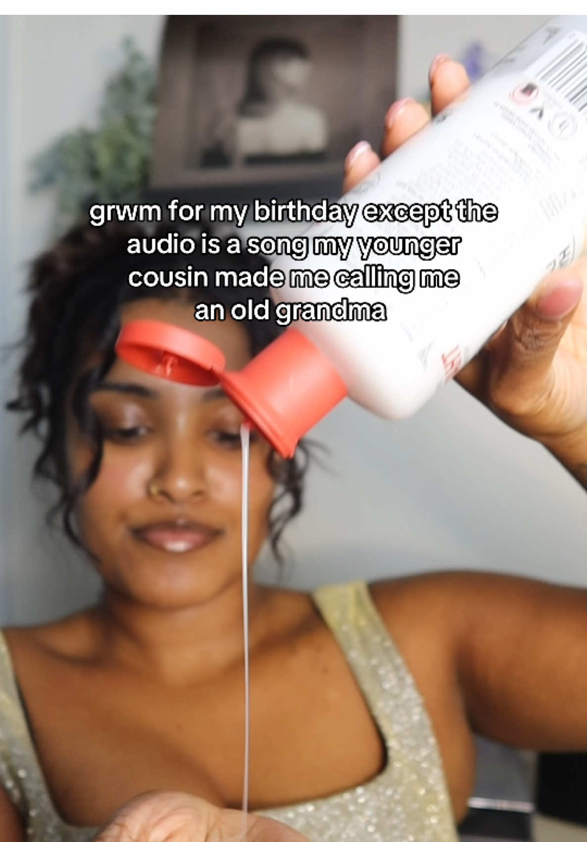 oh let’s not forget the loser part! #grwm #birthdaygrwm #birthdayglam 