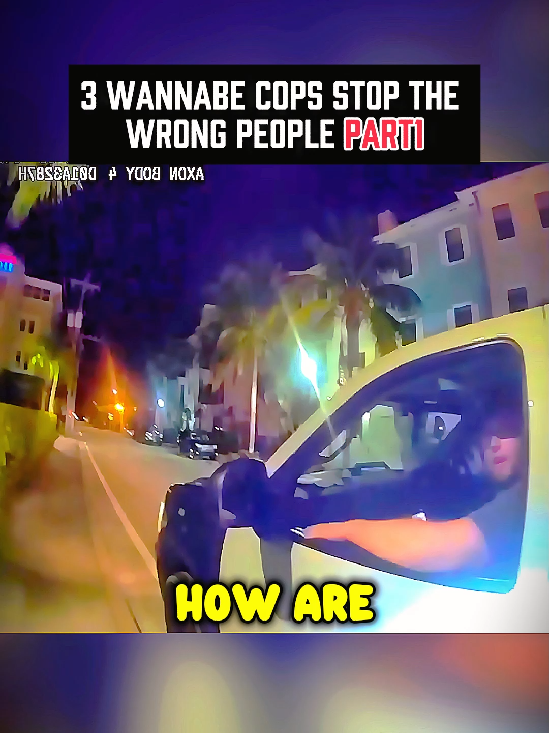 3 Wannabe Cops Stop the Wrong People part1#cops #police #bodycam #usa #fyp