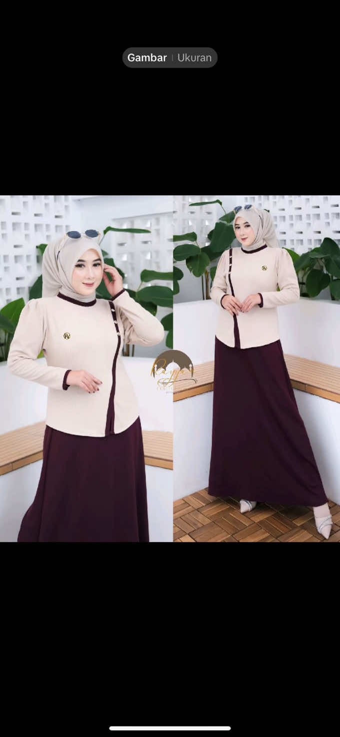 Hasna One Set Knit Premium Mix #dres #oneset #wanita #setelanwanita #oneset 