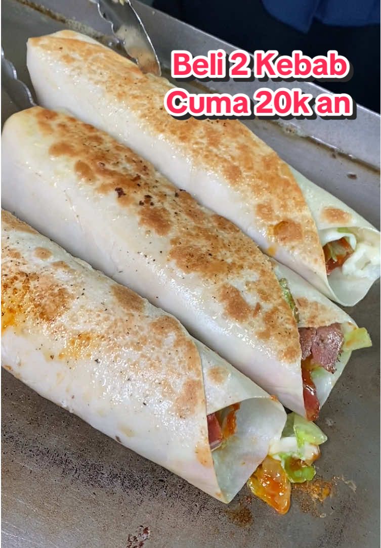 kebab baba rafi yang viral ditiktok asli full daging sapi ?! #kebabbabarafi #promoseruweekend 