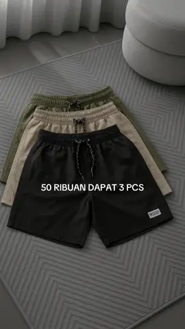 Celana pendek pria celana pendek murah bahan adem dapat 3 pcs cuma 50 Ribuan buruan cek keranjang kuning karena stok terbatas #celanapendek #celanamurah #celanapria 