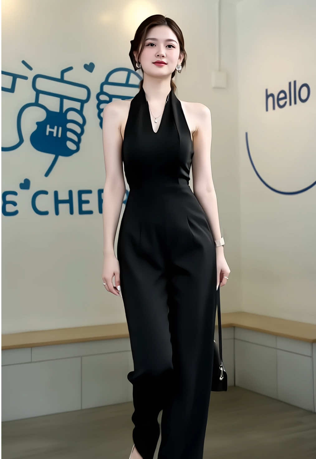 Jumpsuits nữ ống suông gài nút #xuhuong #trending #viralvideo #jumpsuit #jumpsuitstyle 