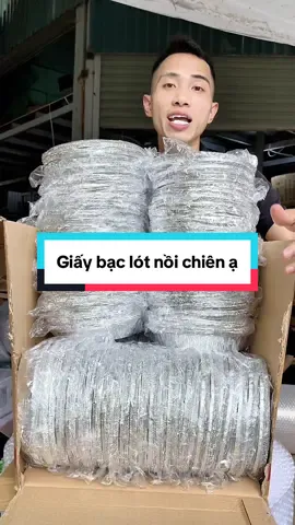 Giấy bạc lót nồi chiên nhà e đẩy số lượng lên giá rẻ quá các chị ưng chốt liền ạ #giaybaclotnoichien #xuhuong 