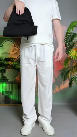 [Mở bán] Quần đũi suông ống rộng vải mát cạp chun có BigSize #quanongrong #quanongsuong #thoitrangnam #viralvideo #xuhuong 