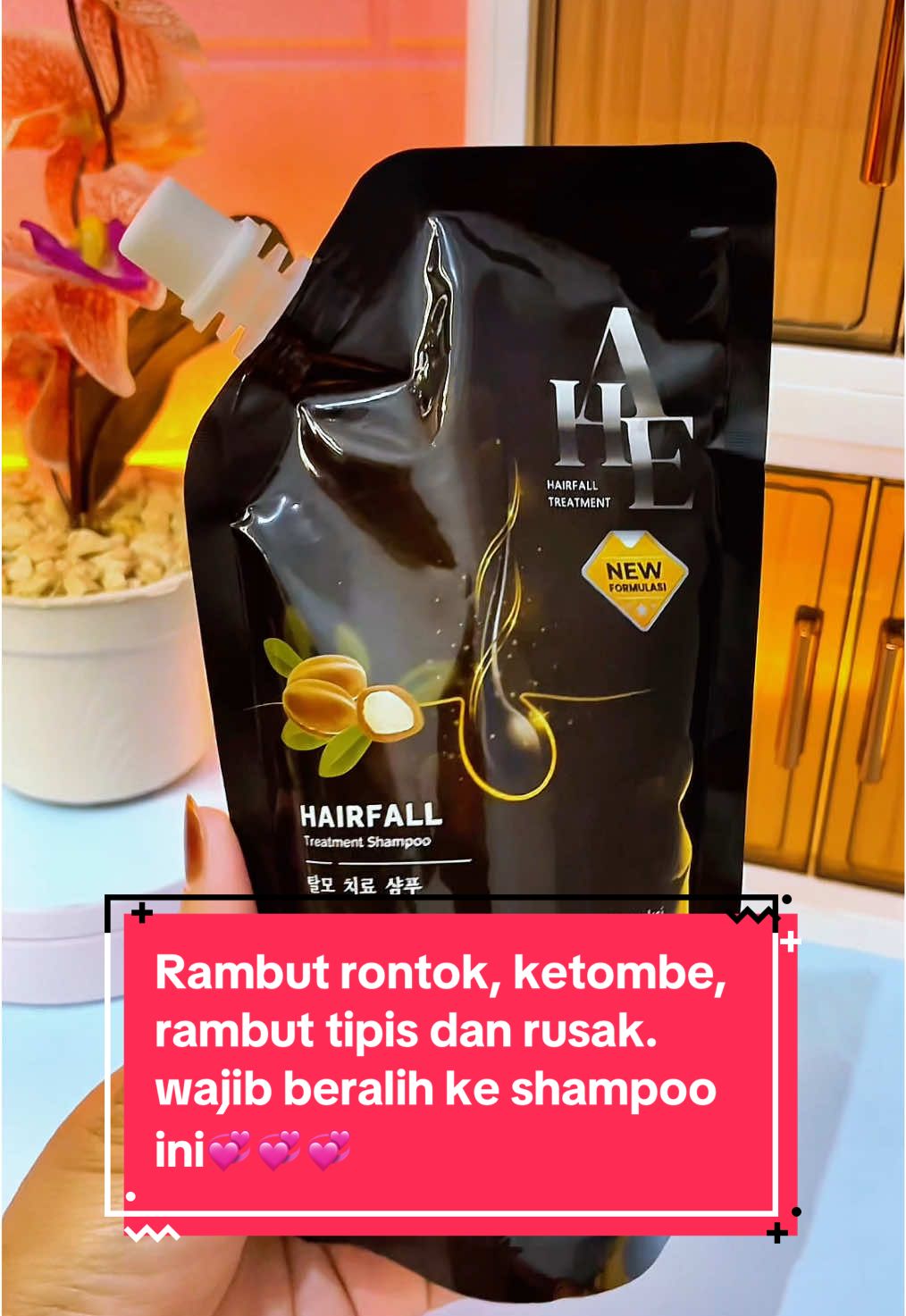 akhirnya ada shampoo yang nampol untuk rambut, kamu wajib beralih ke shampoo ini💞 ahe hairfall treatment shampoo rambut rontok, anti ketombe, penumbuh rambut dan pelebat rambut. #aheshampoo #ahehairfalltreatment #shampoorambutrontok #shampooantiketombe #shampoopenumbuhrambut 