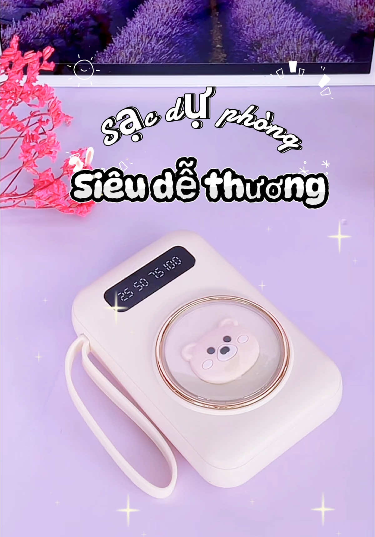 Sự nhỏ gọn, tiện lợi và dễ thương đều gói gọn trong em sạc dự phòng này. Mấy bà đã có chưa ✨#sacduphong #sacduphong20000mah #sacdienthoai #phukiendienthoai #tienich #kemreview #fyp #xuhuong #viral  @𐙚 K.E.M review 𐙚  @𐙚 K.E.M review 𐙚  @𐙚 K.E.M review 𐙚 