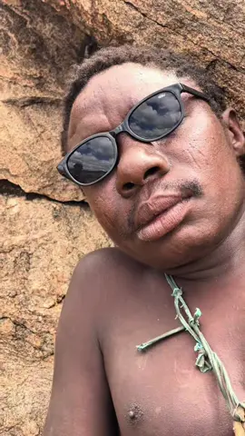 Who doesn't love wearing Chaaba glasses?#chaaba #dudukwe #hadzabetribe #foryoupage #funny #usa🇺🇸 #village 
