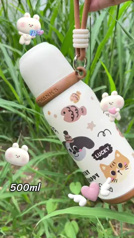กระบอกน้ำ ขนาด 500 ml พกพาใส่กระเป๋าไปโรงเรียนได้เลย  ##กระติกน้ําเด็ก##กระติกน้ําเด็กพกไปโรงเรียน