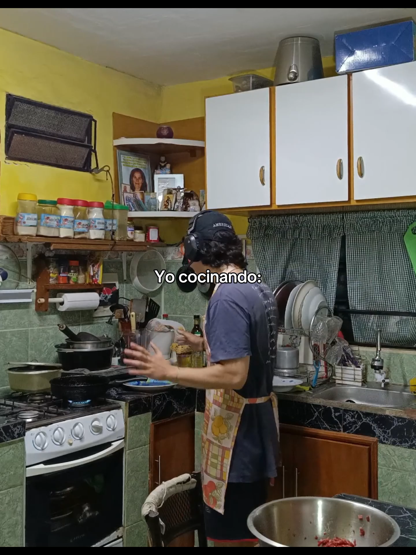 Yo cocinando #sebaspod