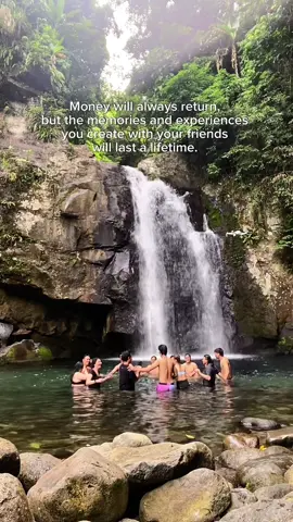 Spend your time and money with the right people.  #falls #nature #friends #fyp 