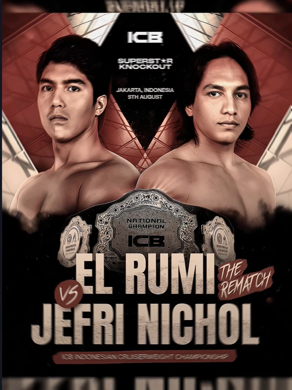 perebutan ICB belt🔥 Jefri Nichol vs El Rumi🔥🔥 #jefrinichol #elrumi #boxing #icb #fypツ #fyp #trending #terding #fypdong #fyppppppppppppppppppppppp 
