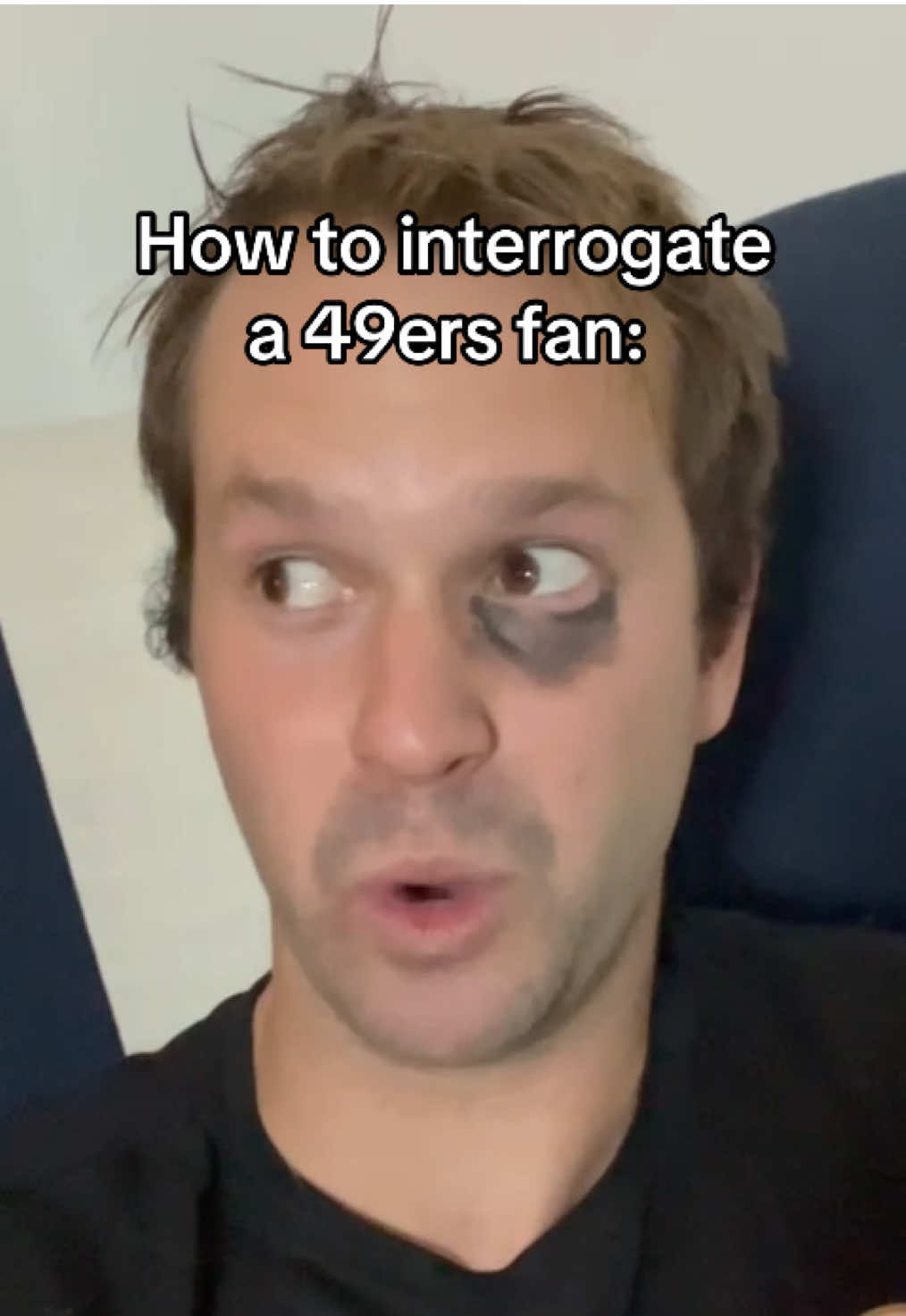 Don’t let the smiles fool you. Us Niner fans are BROKEN 🫠 #49ers #49ersfaithful #49ersfootball #bayarea #sanfrancisco 