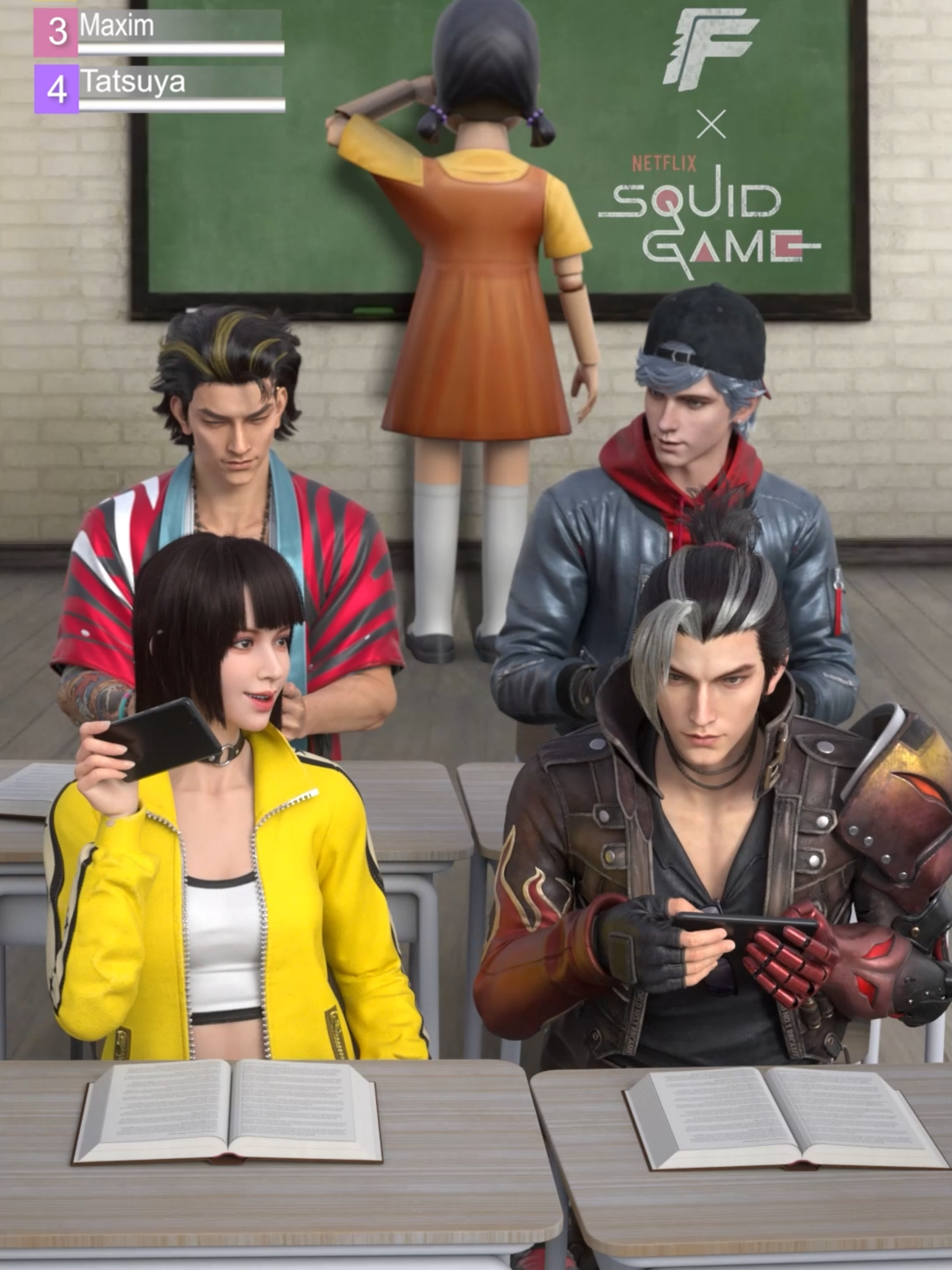 ALL EYES ON YOU 👀 Follow the rules or face the consequences💥 #freefire #freefire_lover #freefirekelly #gaming #funny #fyp #FFxSquidGame #SquidGame #Netflix