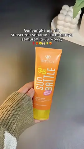 Hempas muka belanggg karna pake sunscreen dari Emina yg gonggg ini❤️‍🔥 #emina #eminasunbattle #sunscreenemina #sunscreenviral #eminabrightglow #sunbattlespf35 #sunprotection #fypシ #fyp #affiliatetiktok 