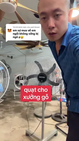 Trả lời @wall Street quạt cho xưởng gỗ gió xa 30m