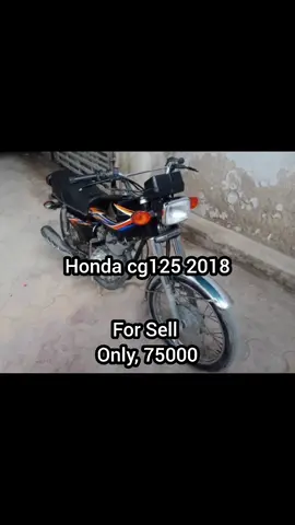 Honda cg125 2018 model available 🫶♥️✔️  #foryou #fyp #honda #125 #honda125 market se reasonable price mai humse purchase Karen 👑🦅💫