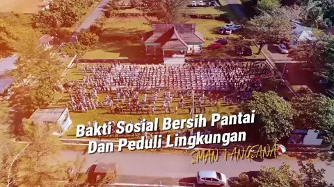 bakti sosial bersih pantai.  #bersihpantai #pantai #angsana #pantaiangsana #sman1angsana #smansana #pilotdron #dron 