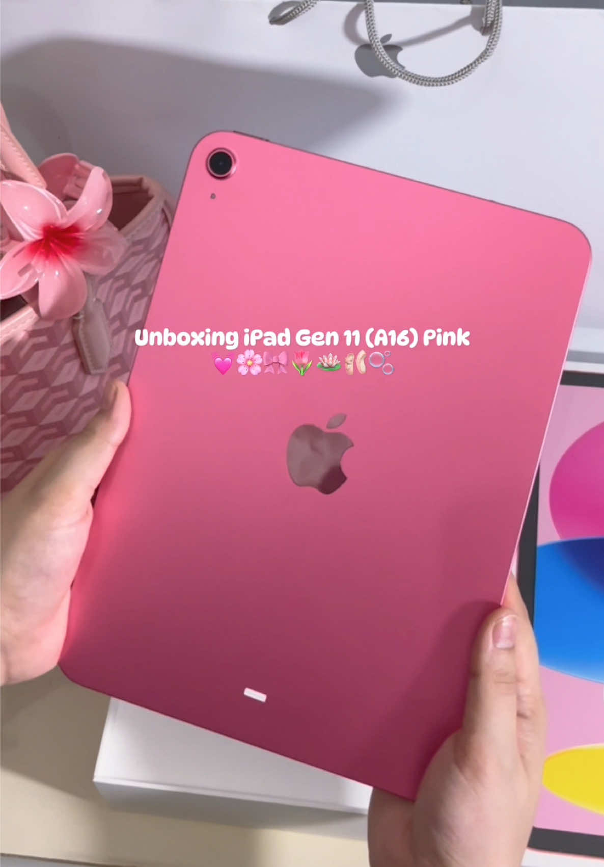 Finally a girl wishlist is finish 🥹💓  Unbox my pink 11th gen ipad with me!🎀 #ipad #ipad11thgen #pink #pinky #pinkgirl #girl #unboxing #unboxingipad #apple #pinkipad #ipadgen11 #fypシ 