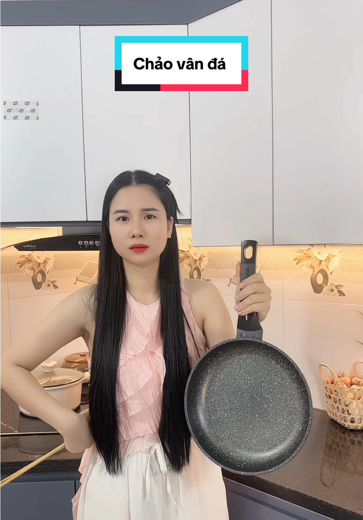 Chảo Sunhouse Vân đá chống dính nhiều kích thước lựa chọn #sunhouse #chaochongdinh #chaovanda 