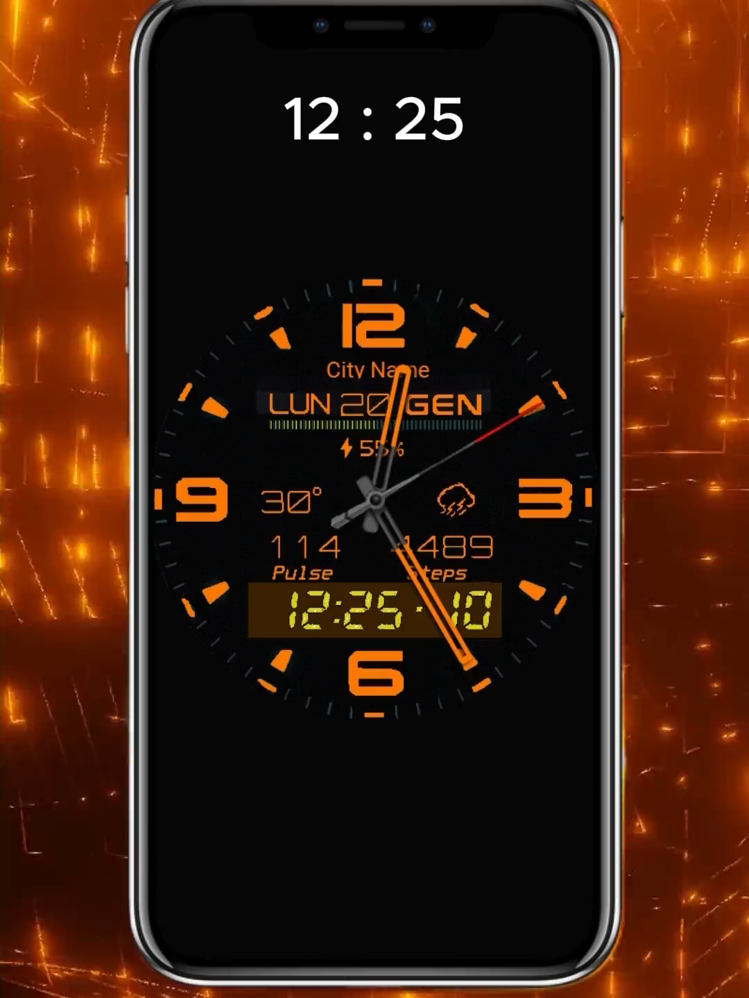 🕒✨ Brighten your phone with a neon smart clock – live wallpaper, HD style & more! 🔥📱🌈