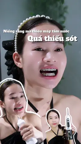 Thiếu sót nếu niềng răng không xài máy tăm nước #tamnuocwaterbeam #waterbeam #maytamnuoc