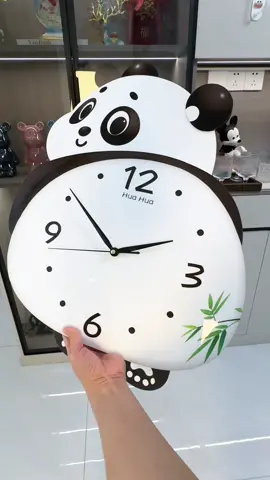 Đồng Hồ Treo Tường Gấu Trúc Có lắc#xh #fyp #xhtiktok #dodungtrongnha #donghotreotuong 