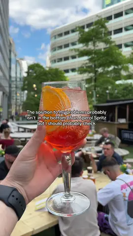 You never know, right?😅🍹 #aperolspritz #aperol #spritz 